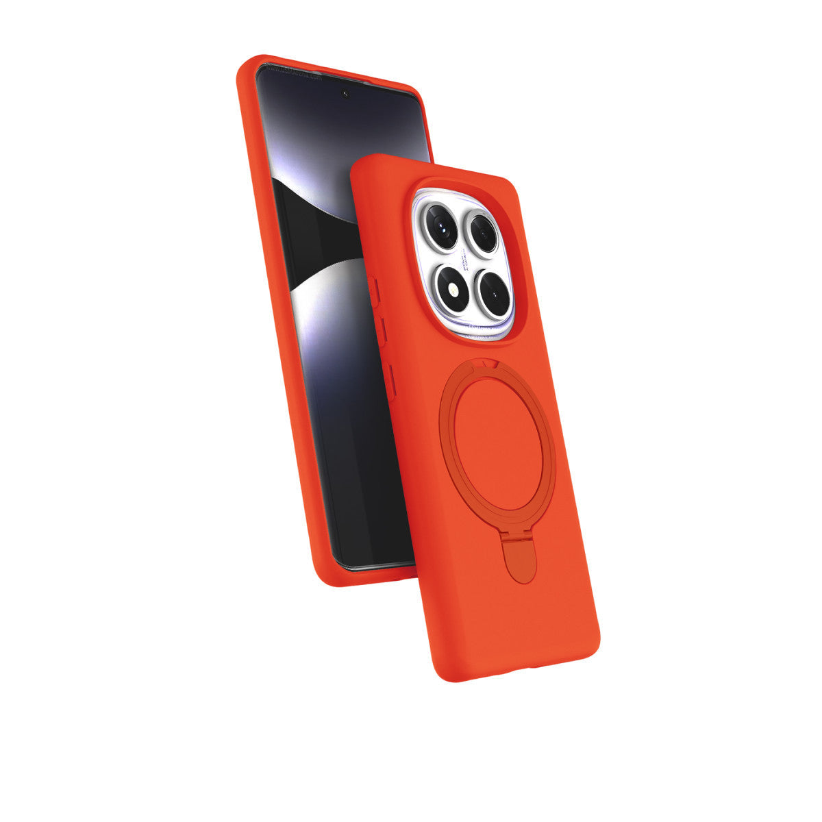 Redmi Note 14 Pro 4G Regal Magsafe Standlı Kapak - Turuncu