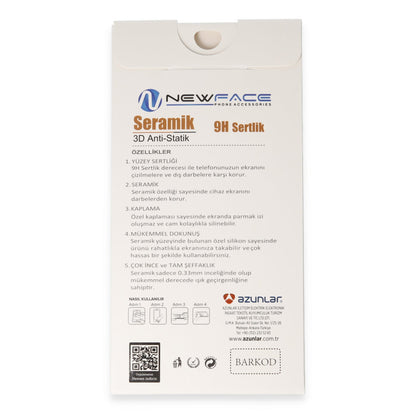 Y17S 3D Antistatik Mat Seramik Nano Ekran Koruyucu