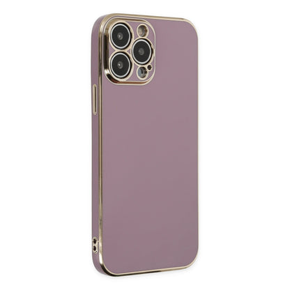 iPhone 15 Pro Max Kılıf Volet Silikon - Mor