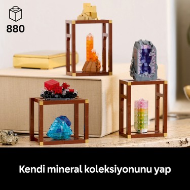 Mineral Koleksiyonu Seti, Yetişkinler için 6 Farklı Mineral