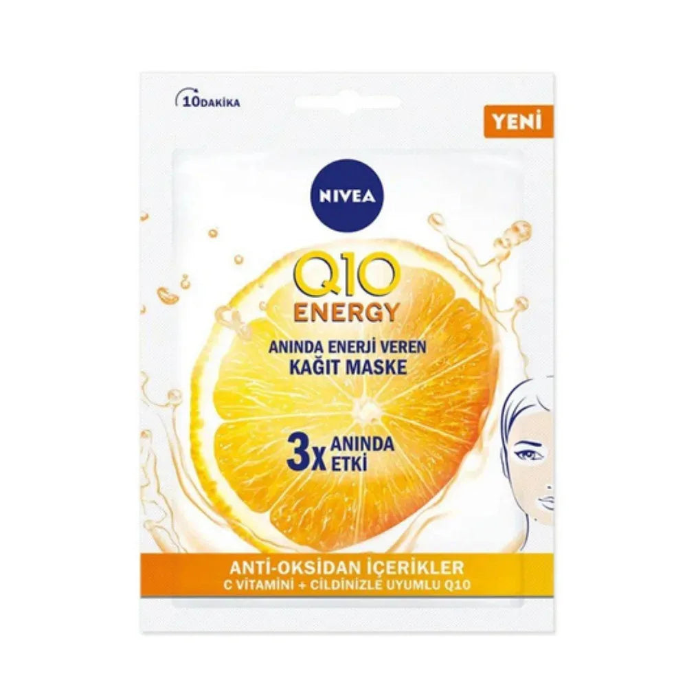 Q10 Vitamin C Kağıt Maske
