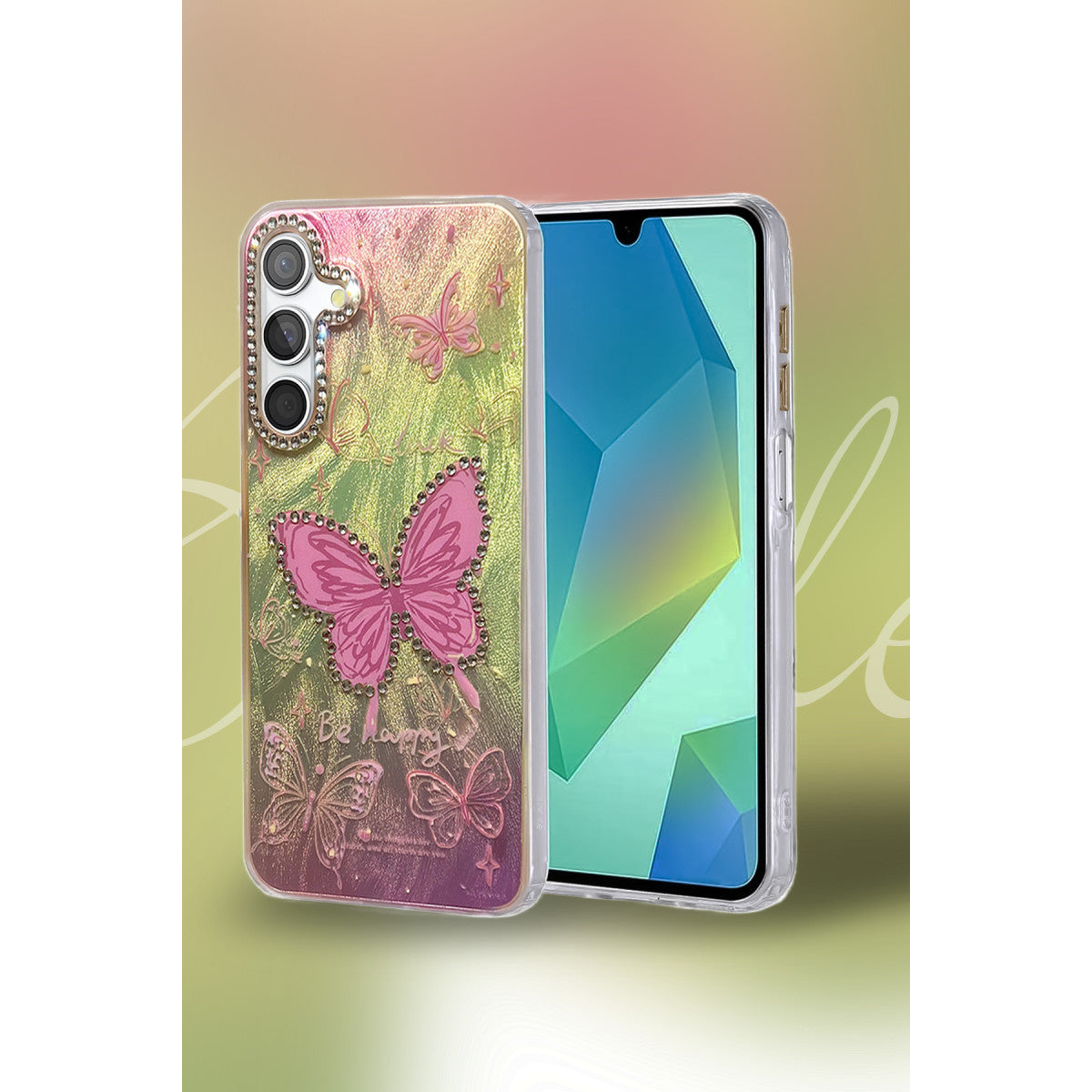 Galaxy A24 4G Kılıf Blade Aynalı Desenli Kapak - Desen 2