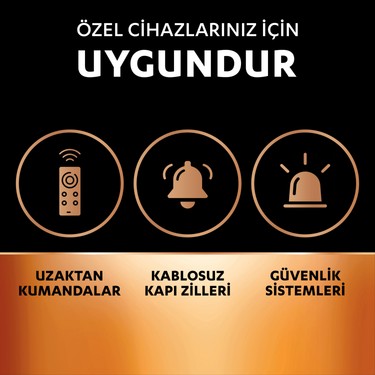 12V Alkalin Pil, 2'li Paket, Özel Kullanım için