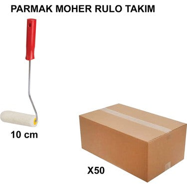 Parmak Moher Rulo Takım 10 cm Ölçüsünde 50 Adet