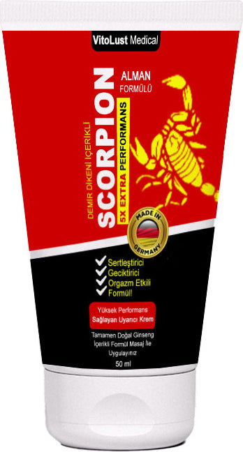 Scorpion Cream: Erkeklere Özel Krem 50 ml