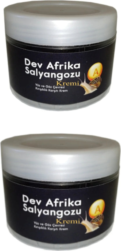 Süper Dev Afrika Salyangoz Yüzde Bakım Kremi 100 ml x 2 Adet