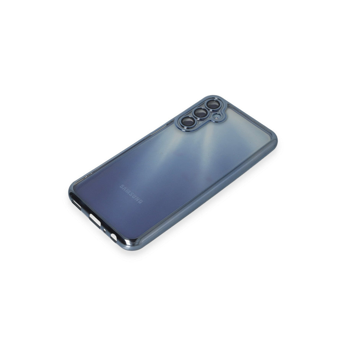 Galaxy A25 5G Kılıf Razer Lensli Silikon - Açık Mavi