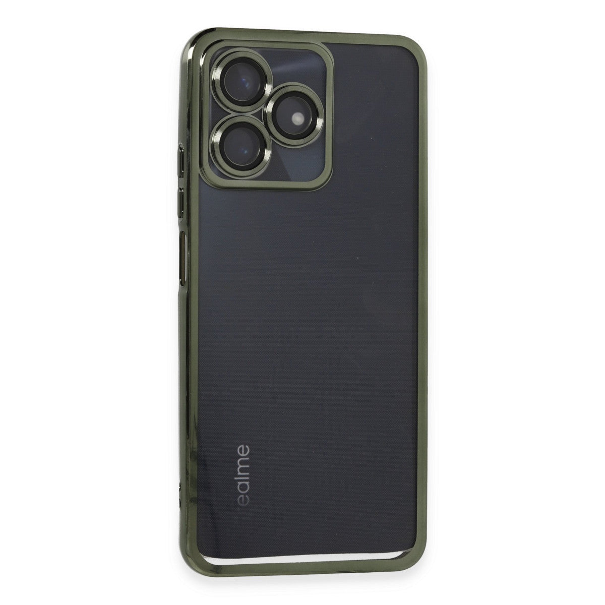 Realme C53 Kılıf Razer Lensli Silikon - Yeşil