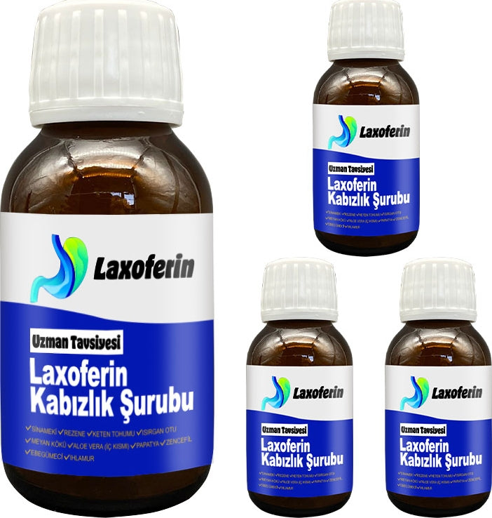 Laxoferin Şurup - 4 Adet Bay Bayan Kullanımına Uygun 50 ml