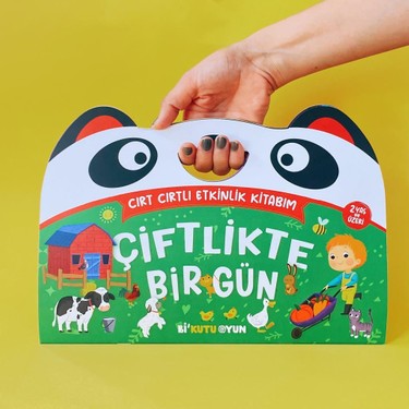 Cırt Cırtlı Etkinlik Kitabım - Çiftlikte Eğlenceli Oyunlar