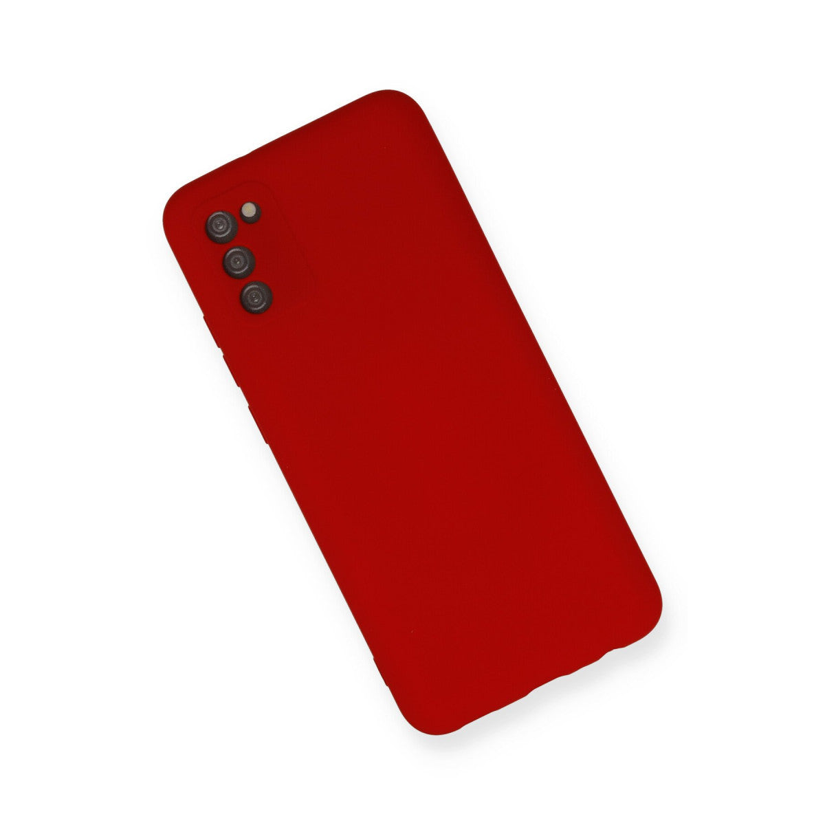 Galaxy A03S Kılıf Nano içi Kadife Silikon - Kırmızı
