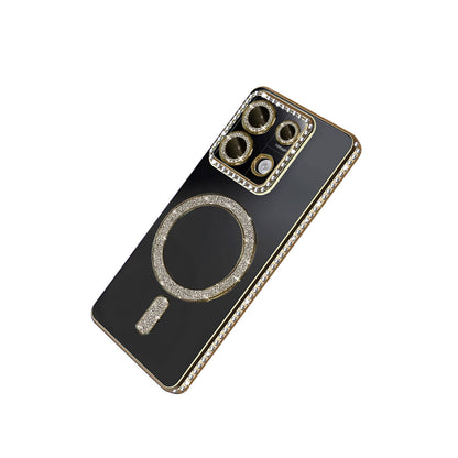 Redmi Note 13 Pro 4G Joke Simli Magneticsafe Kılıf - Gold