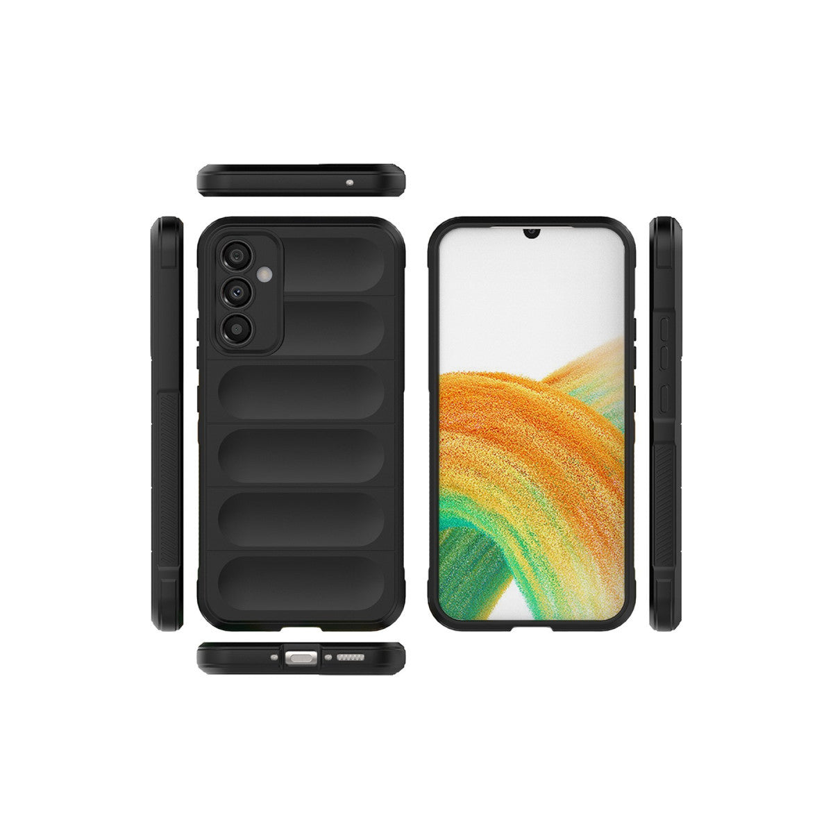 Galaxy A25 5G Kılıf Optimum Silikon - Siyah