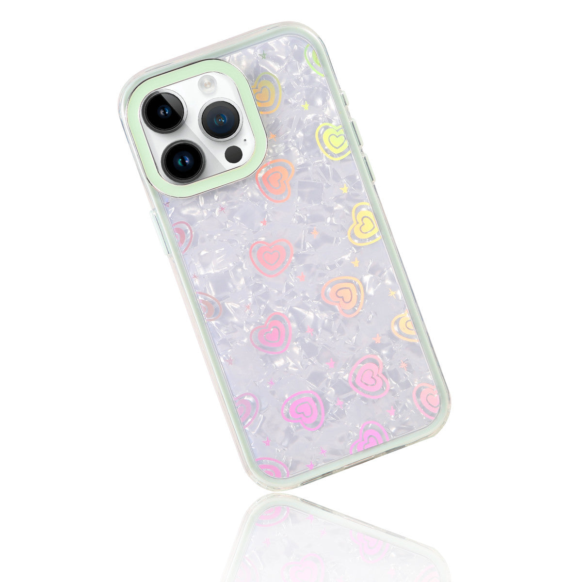 iPhone 16 Pro Lumi Desenli Kapak - Yeşil