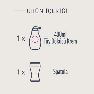 Tüy Dökücü Krem 400 Ml Etkili ve Hızlı Sonuçlar