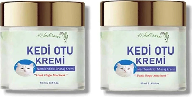 Süper Kedi Otu Kremi Uzak Doğu Muzicesi Doğal Krem 50 ml x 2 Adet