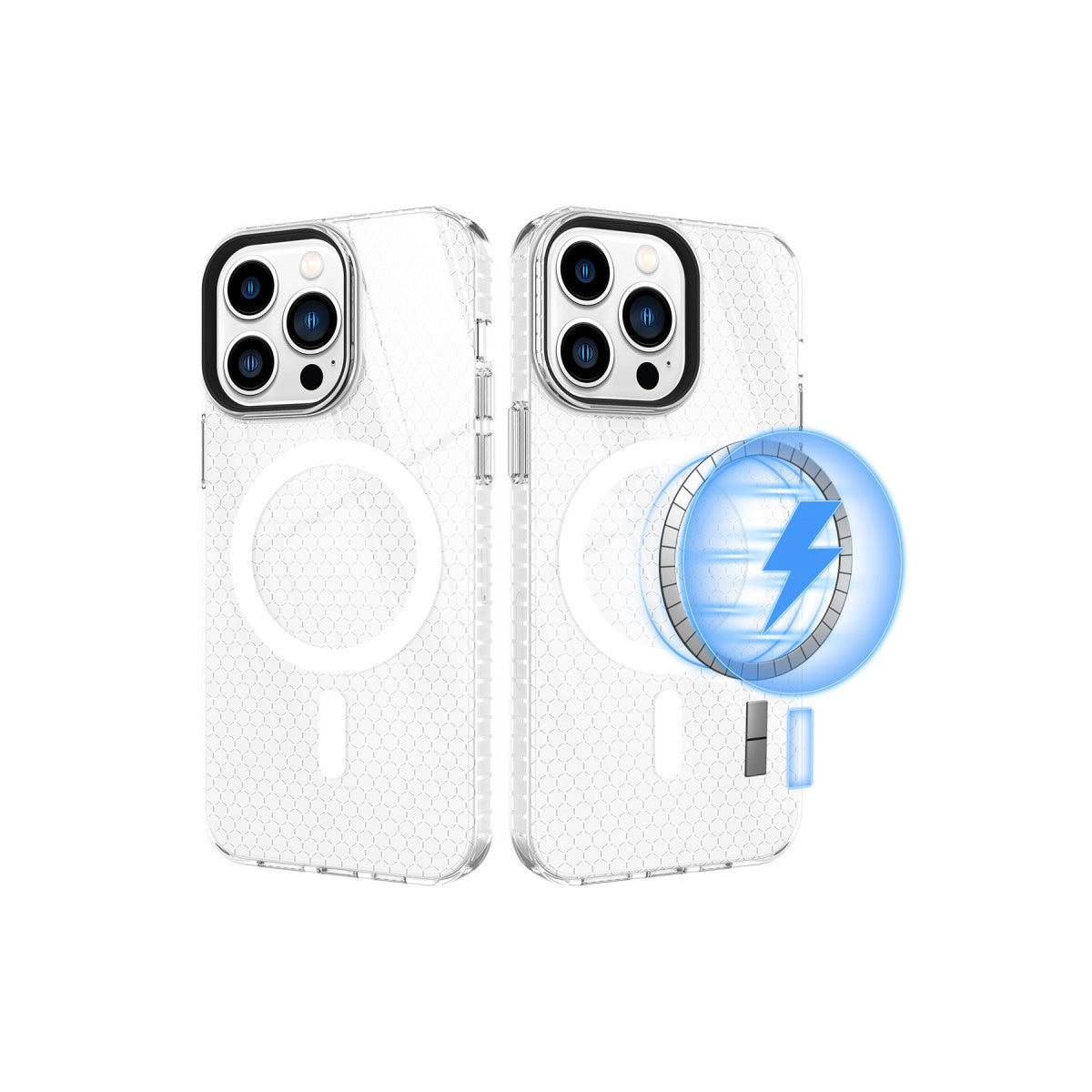 iPhone 14 Pro Kılıf Beta Magneticsafe Silikon - Şeffaf