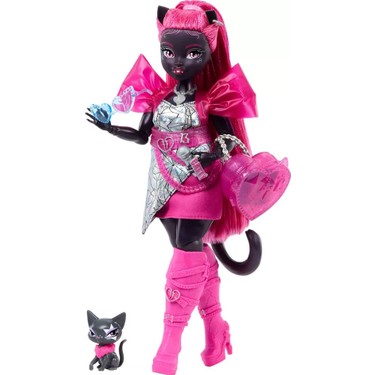 Monster High Temalı Eğlenceli Oyuncak Arkadaş, Catty Noir
