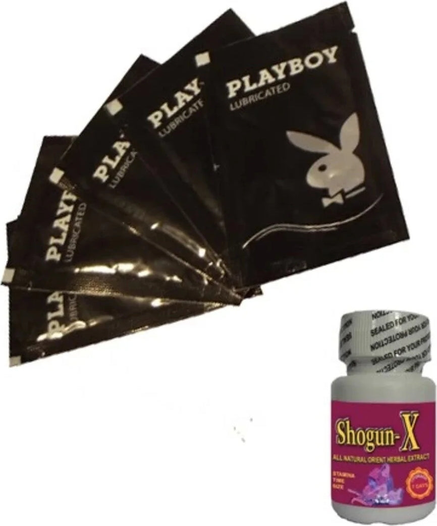 Süper Playboy Lubricated Gel 5 x 5ml Jel 30LU Shogunx Erkeklere Özel