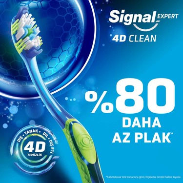 Ultra Clean Expert 4D Diş Fırçası, Temizleyici Etki