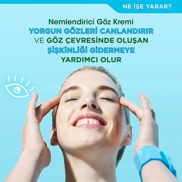 Vegan Göz Kremi 25 ml, Su Bazlı Nemlendirici Etki