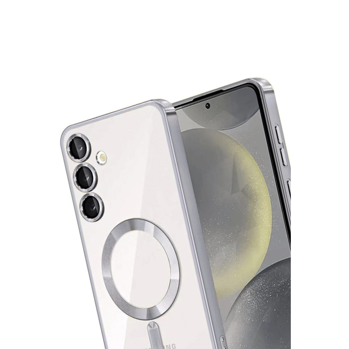 Galaxy A17 5G Kross Magneticsafe Kapak - Gümüş