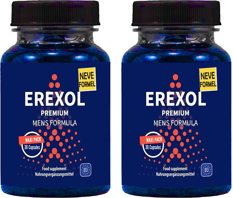 Erexol 2 Adet Erkeklere L-Argininli L-Citrullineli Ma.ça Çinko ve Üzüm Çekirdeği Extreli 30 Lu Kapsüller