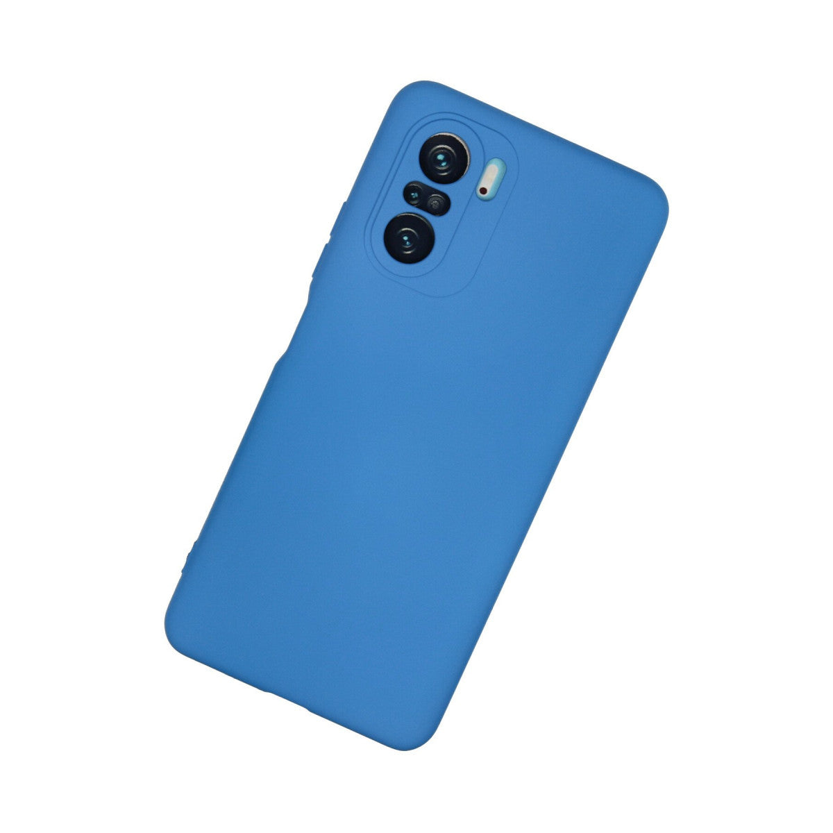 Poco F3 Kılıf Nano içi Kadife Silikon - Mavi