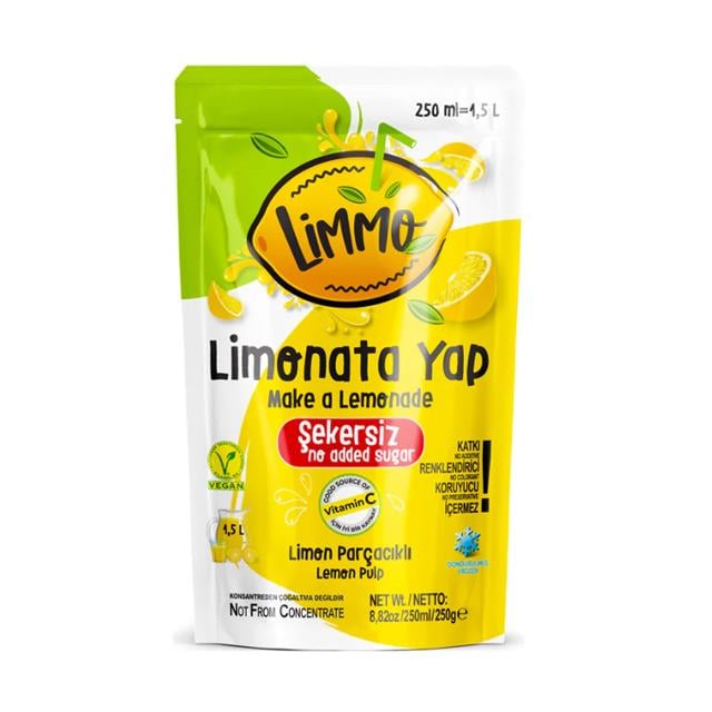 Limonata Şekersiz 250 ml 1 Adet