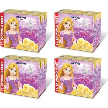 Muzlu UHT Süt 180 ml x 6 Adet Eğlenceli Karakter Seçimi