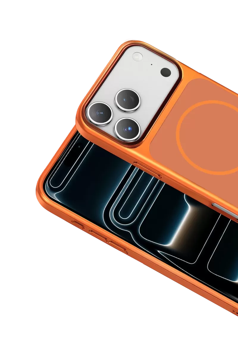 iPhone 17 Pro Max Rush Magsafe Kapak - Turuncu