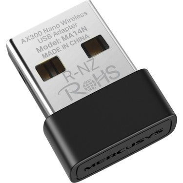 Mercusys MA14N | AX300 Mbps Nano USB Wi?Fi 6 Adaptör | Kolay Kurulum | Windows & Linux Uyumlu
