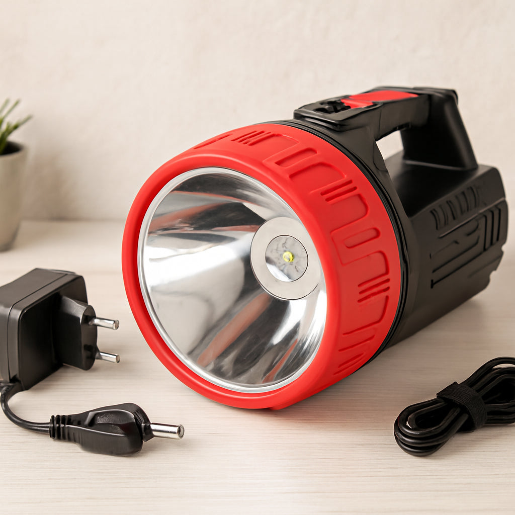 15W LED Şarjlı Uzun Menzilli 2si 1 Arada El Feneri Projektör