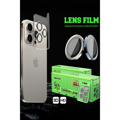 Galaxy S25 FE Raze Metal Kamera Lens - Lacivert