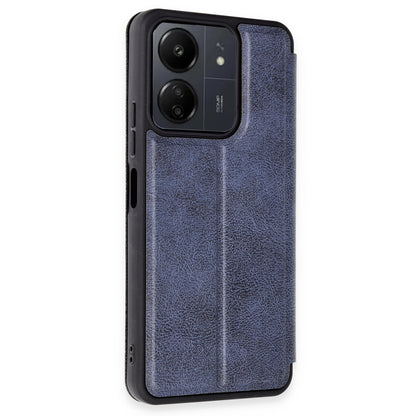 Redmi 13C Kılıf Flip Cover - Lacivert
