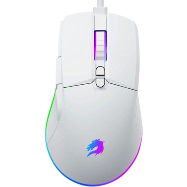 RGB Gaming Mouse, 12800 DPI ve Beyaz Tasarım ile Fark Yaratır