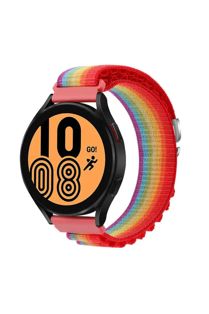 Watch 20mm KR410 Kumaş Kordon - Gökkuşağı 1