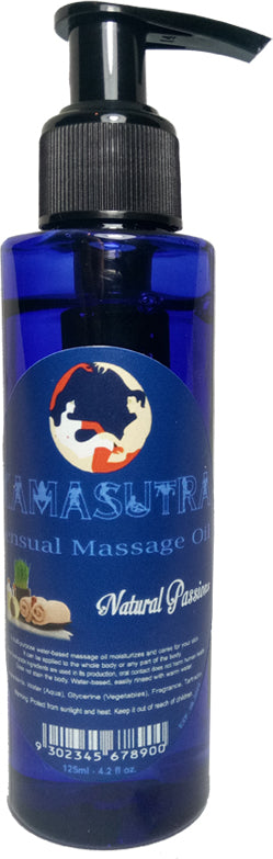 Kamasutra Şehvetli Doğal Masaj Yağı 125ML / Kamasutra Sensual Natural Massage Oil 125ML