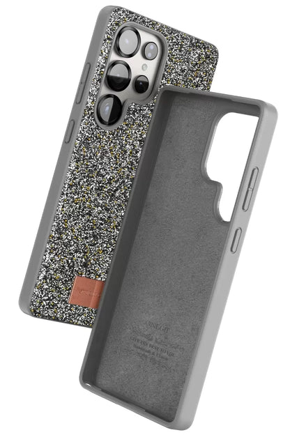 Galaxy S25 Ultra Bright Simli Kapak - Gümüş