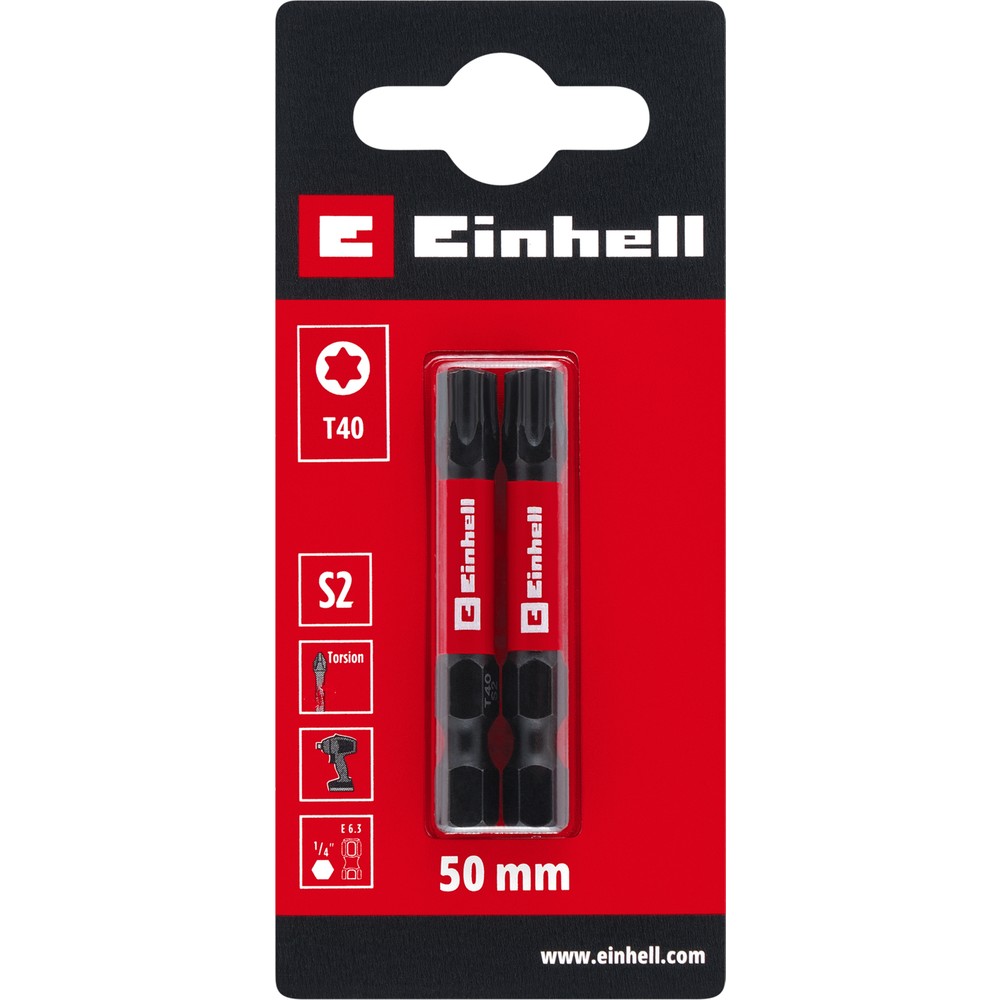Darbeli Bit Seti, 2 Parça, 50 mm Uzunlukta