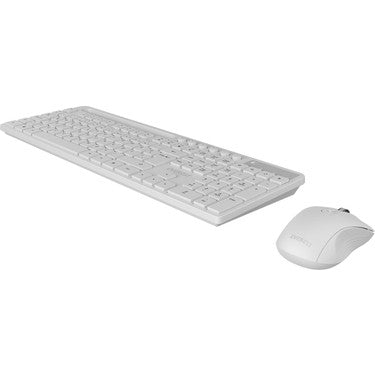 Kablosuz Multimedia Klavye ve Mouse Seti, Beyaz Tasarım