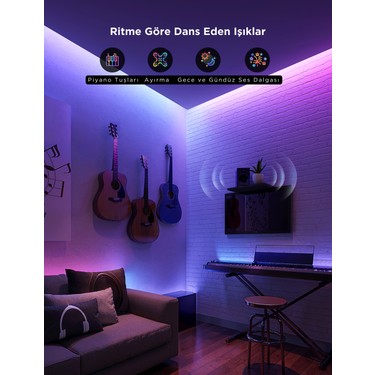 1 Metre Uzunlu LED Şerit Uzatma Kiti - Adaptör Dahil Değil