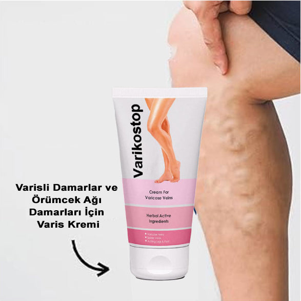Varikostop Cream Yoğun Varisli Damarlar Için Effektif Krem