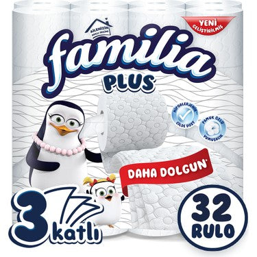 Beyaz 32 Rulo 3 Katlı Tuvalet Kağıdı