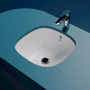 Creavit Solo Tezgah Altı Kare Lavabo 38 cm