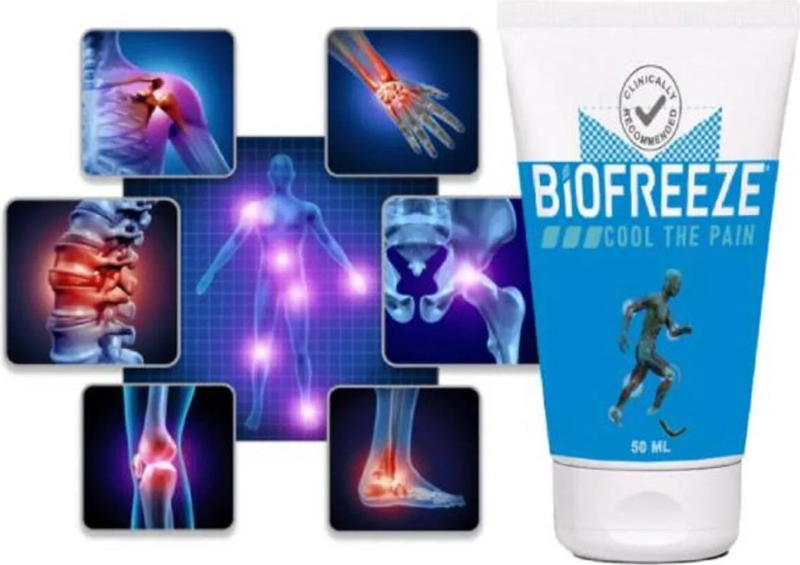 Süper Biofreeze Masaj Kremi 50 ml x 2 Ad+Masaj Yağı ile