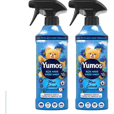 Mavi Gelincik Kokulu Giysi Spreyi 430 ml Yıkanması Zor Eşyalar İçin