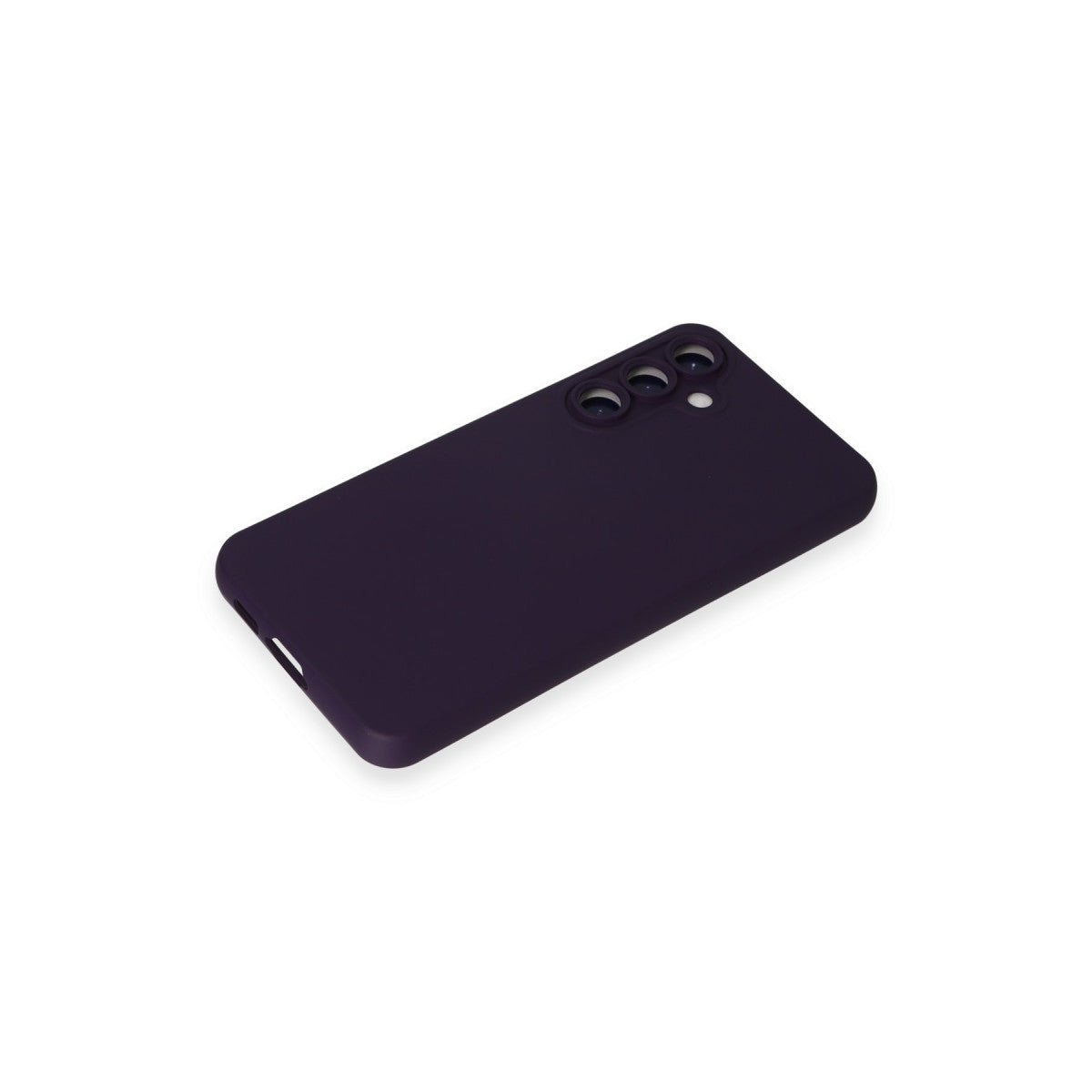 Galaxy S24 Kılıf Nano içi Kadife Silikon - Mor