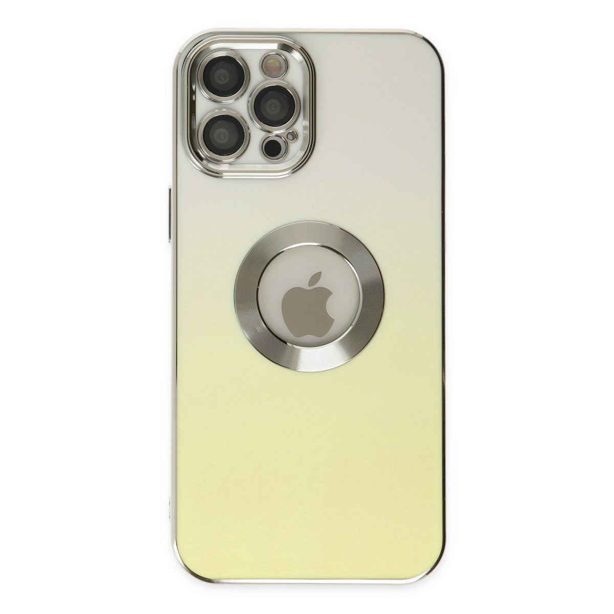 iPhone 12 Pro Max Kılıf Best Silikon - Sarı