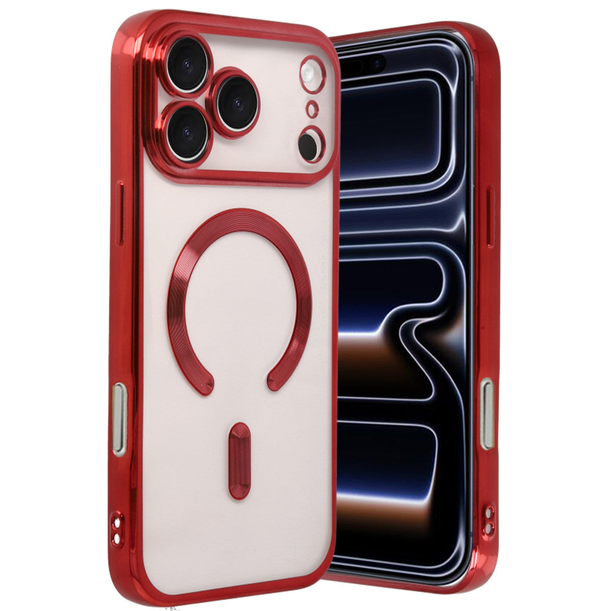 iPhone 17 Pro Kross Magneticsafe Kapak - Kırmızı